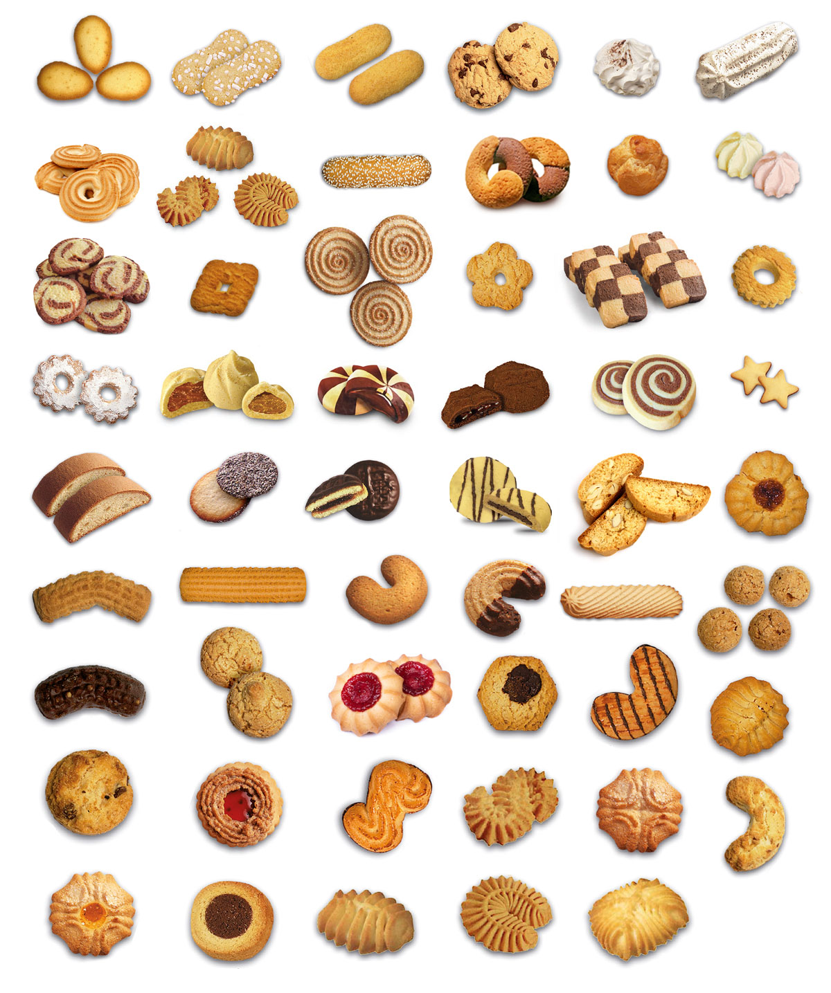 wirecut and deposited biscuits